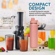 Load image into Gallery viewer, Compact Small Space-Saving Masticating Slow Juicer
