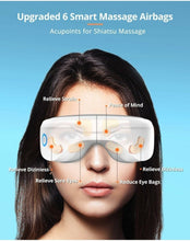 Load image into Gallery viewer, Eye Massager with Heat, Bluetooth Music Heated Massager for Migraines, Relax and Reduce Eye Strain
